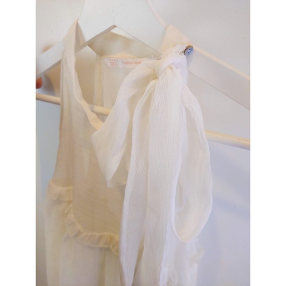 Zara Trafaluc Ivory Cold Shoulder Top - Picture 6 of 9